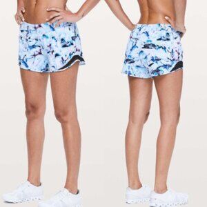 Lululemon Shorts Hotty Hot II Long 4" Exposure Crystallize Athletic Size 6